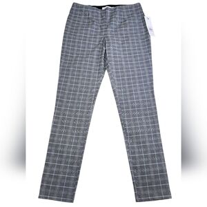 Calvin Klein NWT Gray Plaid Pull-on Suit Pant Sz 6 Trousers Workwear Office